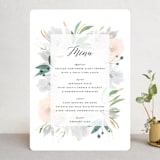 "Grande Botanique" - Menus in Mist by Bonjour Paper - Front