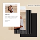 "Prelude" - Menus in Vanilla by Nazia Hyder - Back of Card Options