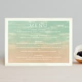 "Postcard from the Desert" - Menus in Sunset by Pink House Press - Front