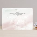"Sweet Setting" - Menus in Carnation by Lindsay Megahed - Front