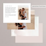 "Sweet Setting" - Menus in Carnation by Lindsay Megahed - Back of Card Options