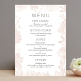 "Ethereal Bouquet" - Menus in Blush by Petra Kern - Front