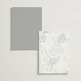 "A Thousand Years" - Menus in Classic White by Design Lotus - Back of Card Options