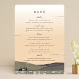 "Amore" - Menus in Sunset by Susan Moyal - Front