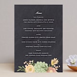 "botanica" - Menus in Midnight by Griffinbell Paper Co. - Front