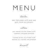 "Skyline - Washington DC" - Menus in Magenta by Laura Condouris - Detail