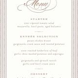 "Simply Grand" - Menus in Dove by Hooray Creative - Detail