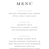 "Grand Bloom" - Menus in Mauve by Bonjour Paper - Detail
