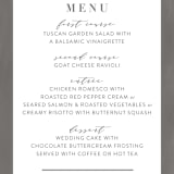 "Simplicity" - Menus in Smoke by Amy Ngo - Detail