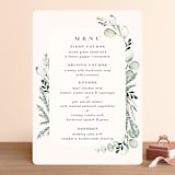 "Gentle Greens" - Menus in Fern by Petra Kern - Front