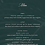 "Palm Layers" - Menus in Palm Frond by Jill Means - Detail