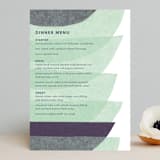 "tissue union" - Menus in Cucumber by Carrie Moradi - Front