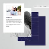 "tissue union" - Menus in Cucumber by Carrie Moradi - Back of Card Options