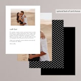 "Namely" - Menus in Pearl by Hooray Creative - Back of Card Options