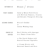 "Namely" - Menus in Pearl by Hooray Creative - Detail