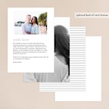 "In Love" - Menus in Ink by Carolyn MacLaren - Back of Card Options