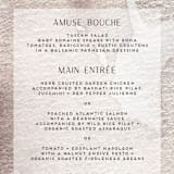 "requiem" - Menus in Zen by silverscreen studio - Detail