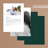 "Picture Perfect" - Menus in Diamond by Amy Payne - Back of Card Options