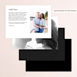 "Typography" - Menus in Pearl by lena barakat - Back of Card Options