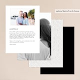 "mod" - Menus in Creme by Nicoletta Savod - Back of Card Options