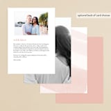 "Batikka" - Menus in Blush by Paper Raven Co. - Back of Card Options