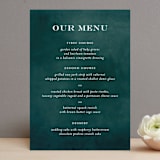 "Succulent Center" - Menus in Cactus by Jessica Williams - Front