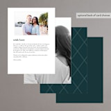 "Succulent Center" - Menus in Cactus by Jessica Williams - Back of Card Options