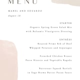 "Sculpture Garden" - Menus in Desert by Hooray Creative - Detail