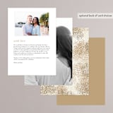 "Organic Dots" - Menus in Champagne by lena barakat - Back of Card Options