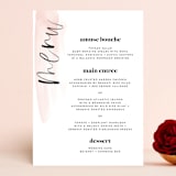 "thespian" - Menus in Coral by silverscreen studio - Front