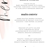 "thespian" - Menus in Coral by silverscreen studio - Detail