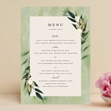 "Botanical Ring" - Menus in Ivory by Susan Moyal - Front