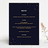 "Magical Day" - Menus in Navy by katrina gem - Front