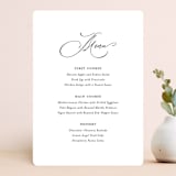 "Kindly Join Us" - Menus in Pearl by Laura Hamm - Front