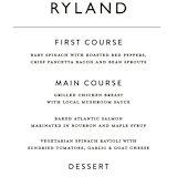 "Ordered Grace" - Menus in Snow by That Girl Press - Detail