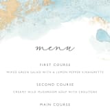 "My tenderness" - Menus in Topaz by Helen Halik - Detail