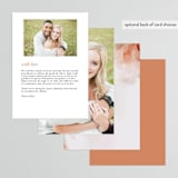 "Romantic" - Menus in Earth by Lori Wemple - Back of Card Options