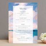 "Sand & Sun" - Menus in Ocean by Nicole Walsh - Front