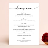 "Madison Ave" - Menus in Linen by Design Lotus - Front