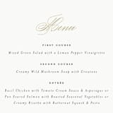 "Bold Love" - Menus in Antique by Brandy Folse - Detail