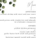 "green rush" - Menus in Snow by Anupama - Detail