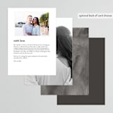 "Styled" - Menus in Fog by Pixel and Hank - Back of Card Options