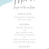 "So Delightful" - Menus in Sky by Erika Firm - Detail