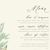 "Gardens Edge" - Menus in Garden by Grace Kreinbrink - Detail