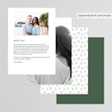 "A Dash of Delight" - Menus in Pine Needle by Bramble Studio - Back of Card Options