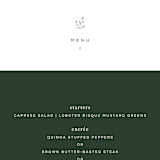 "A Dash of Delight" - Menus in Pine Needle by Bramble Studio - Detail