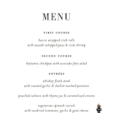 "Bold city" - Menus in Ivory by Cass Imagines - Detail
