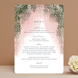 "veil sweet" - Menus in Blush by Cass Imagines - Front