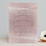 "plain paint" - Menus in Taupe by Phrosné Barwood - Front