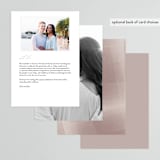 "plain paint" - Menus in Taupe by Phrosné Barwood - Back of Card Options